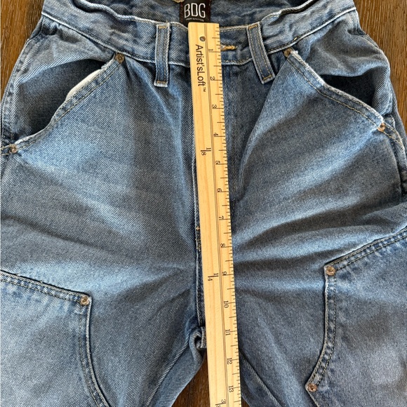 BDG Urban Outfitters Women’s High Rise Carpenter Blue Jeans Size 26 - Picture 10 of 13